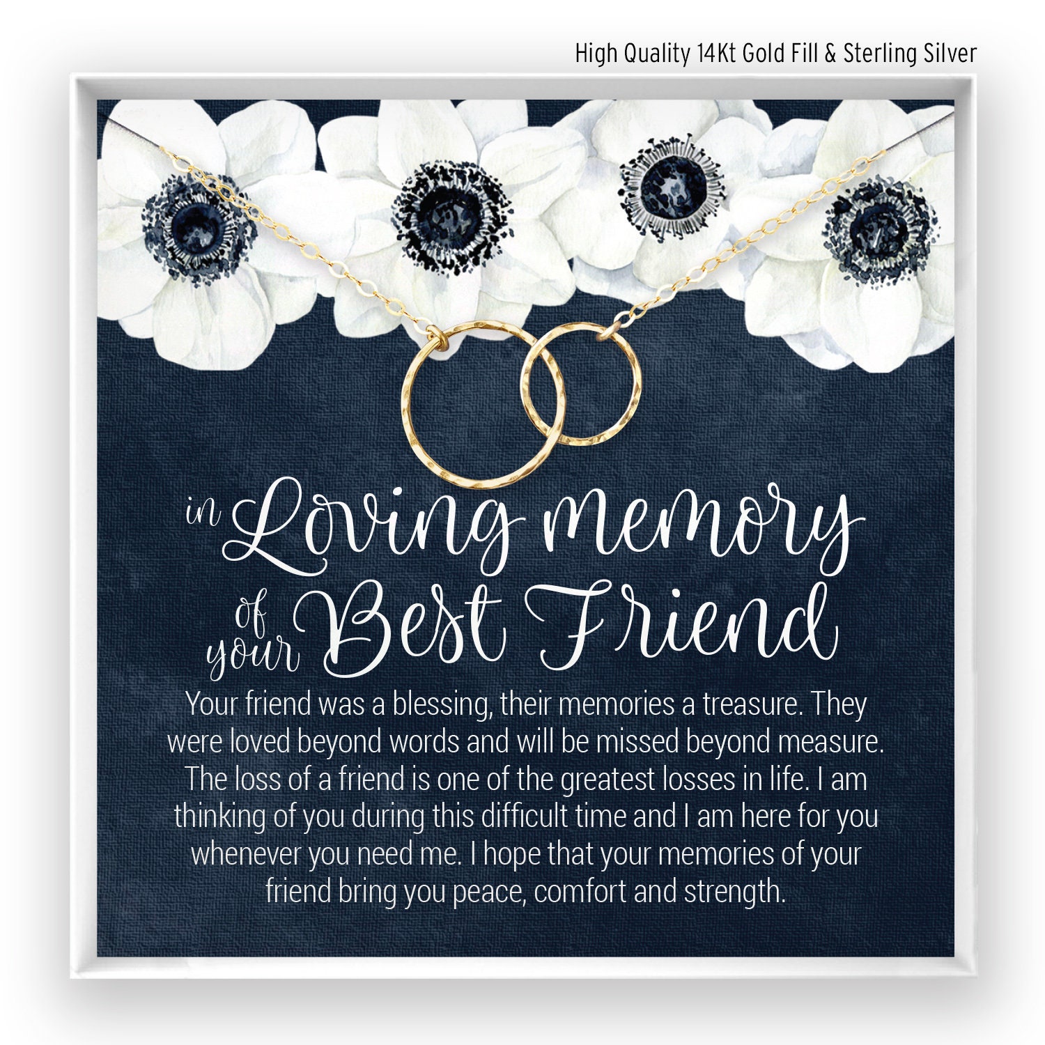Loss of Best Friend Gift Grief Gift Friend Remembrance Etsy