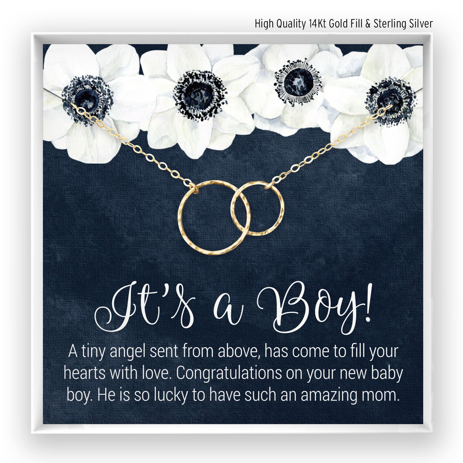 New Mom Necklace, New Mom Gift, Gift for New Baby, Mom Jewelry Neckla…