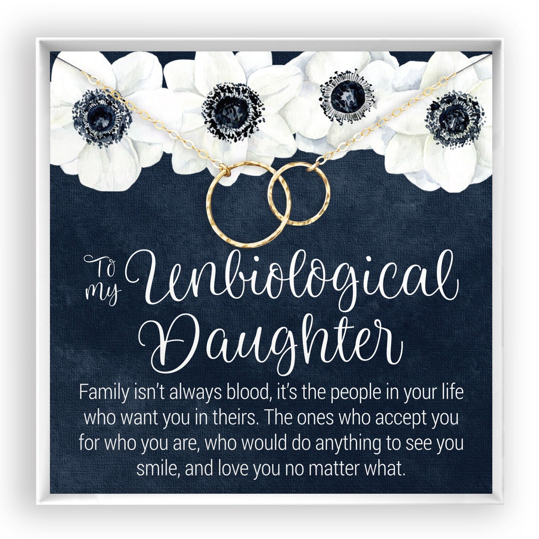 Unbiological Daughter Gift Step Daughter Gift Stepdaughter
