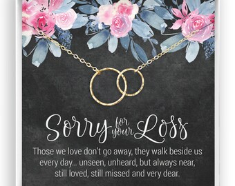 Loss of Niece Gift, Grief Gift, Niece Remembrance Necklace, Memorial Gift, Niece Memorial Gift, Sorry for Your Loss Gift, 14kt Gold Fill