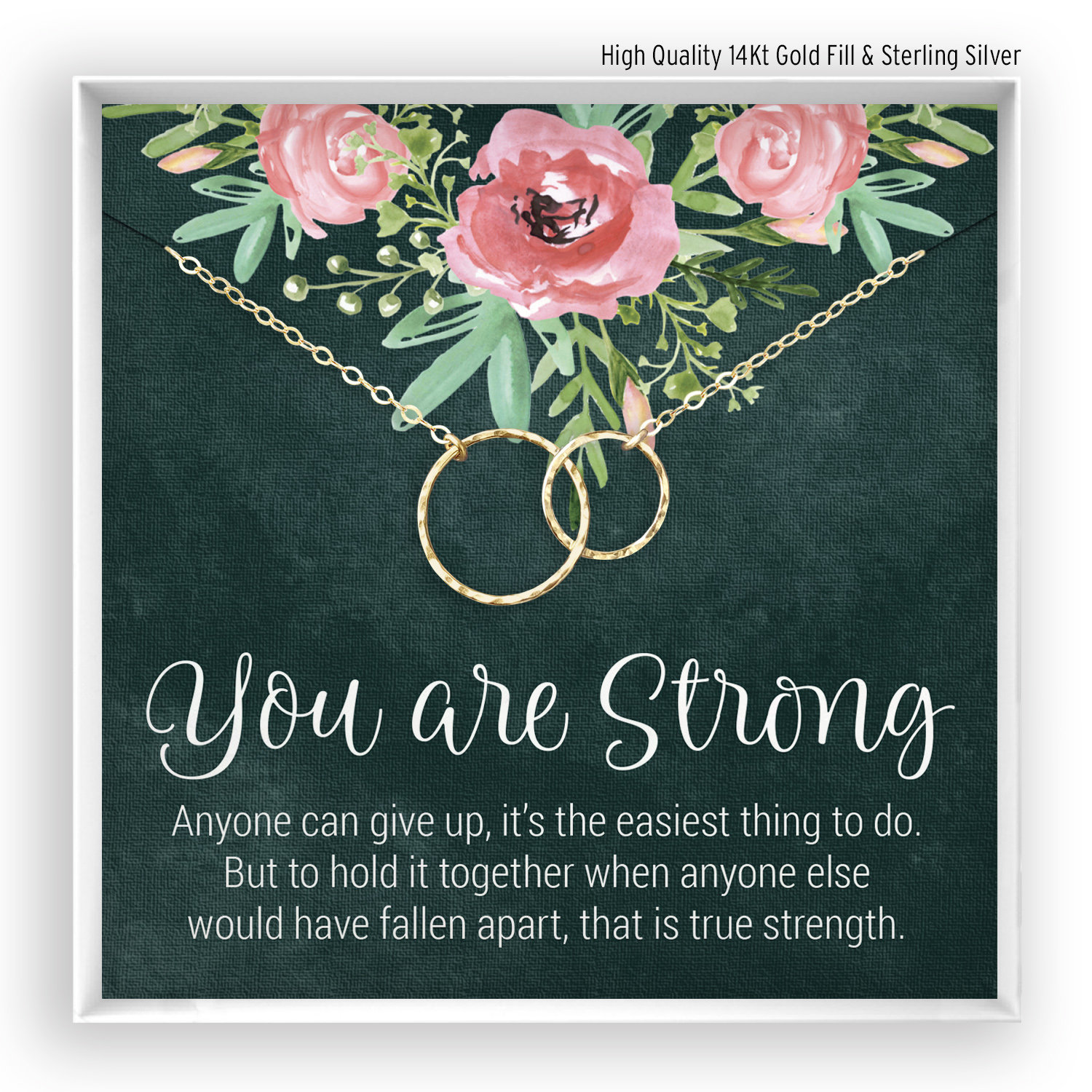 Inspirational Gift Necklace, Motivational Gift, Encouragement Gift, E…