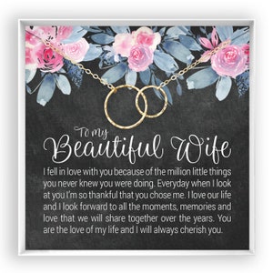 Cadeau de femme pour femme, cadeau d'anniversaire pour femme, cadeau sentimental pour elle, cadeau d'anniversaire pour elle, or 14 carats, rose ou argent