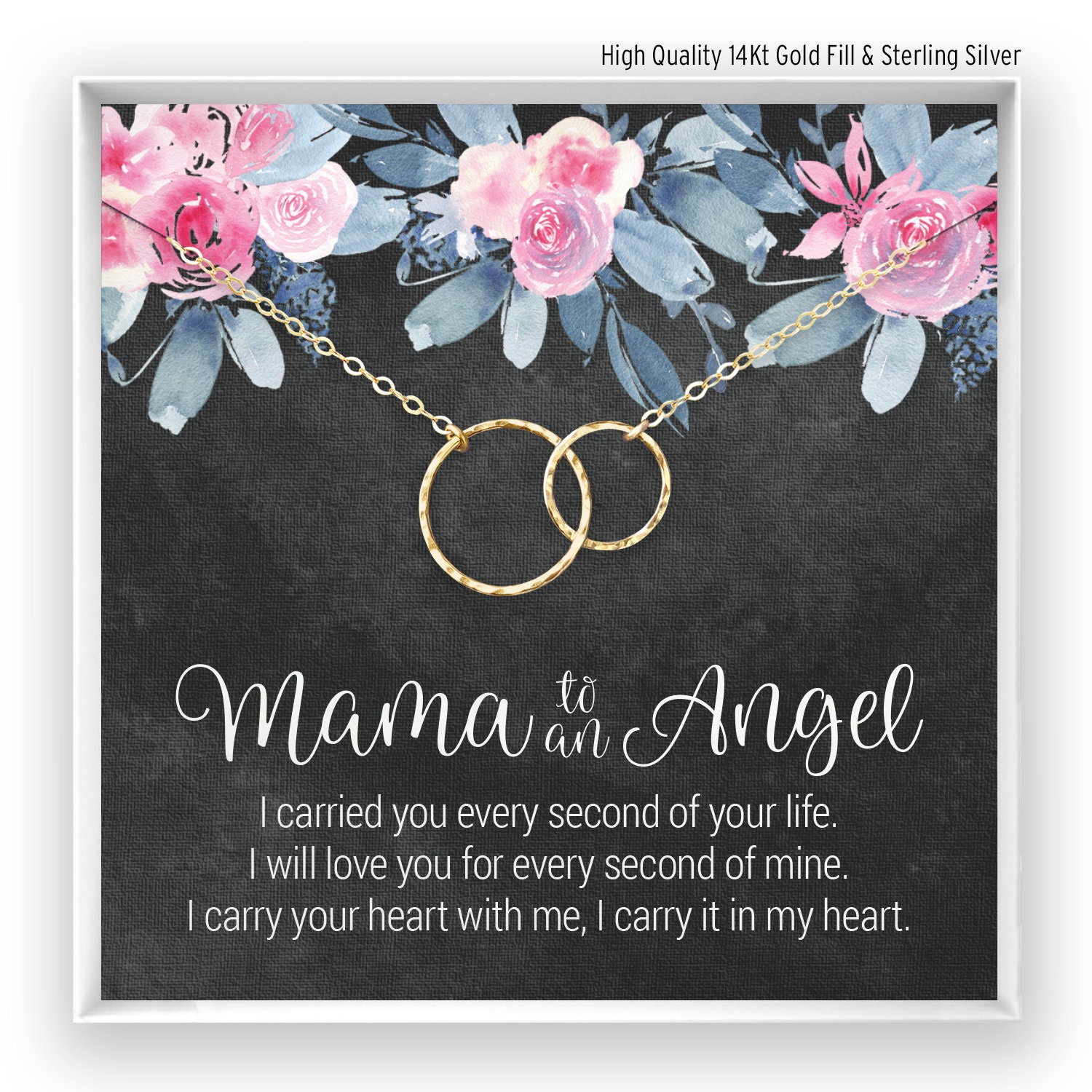 Miscarriage Gift Necklace, Angel Baby, Miscarriage Keepsake, Pregnanc…
