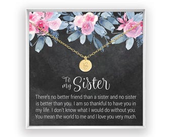Sisters Necklace, Sister Gift, Sister Jewelry, Sister Birthday, Big Sister Little Sister, Christmas, Birthday, Gold Fill, Rose, Silver GF