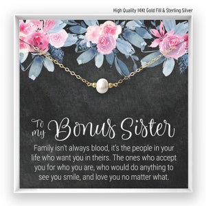 Cadeau de soeur bonus, cadeau de belle-sœur, soeur du marié, mariage, merci, demoiselle d’honneur, douche nuptiale, en remplissage or 14kt, rose, argent