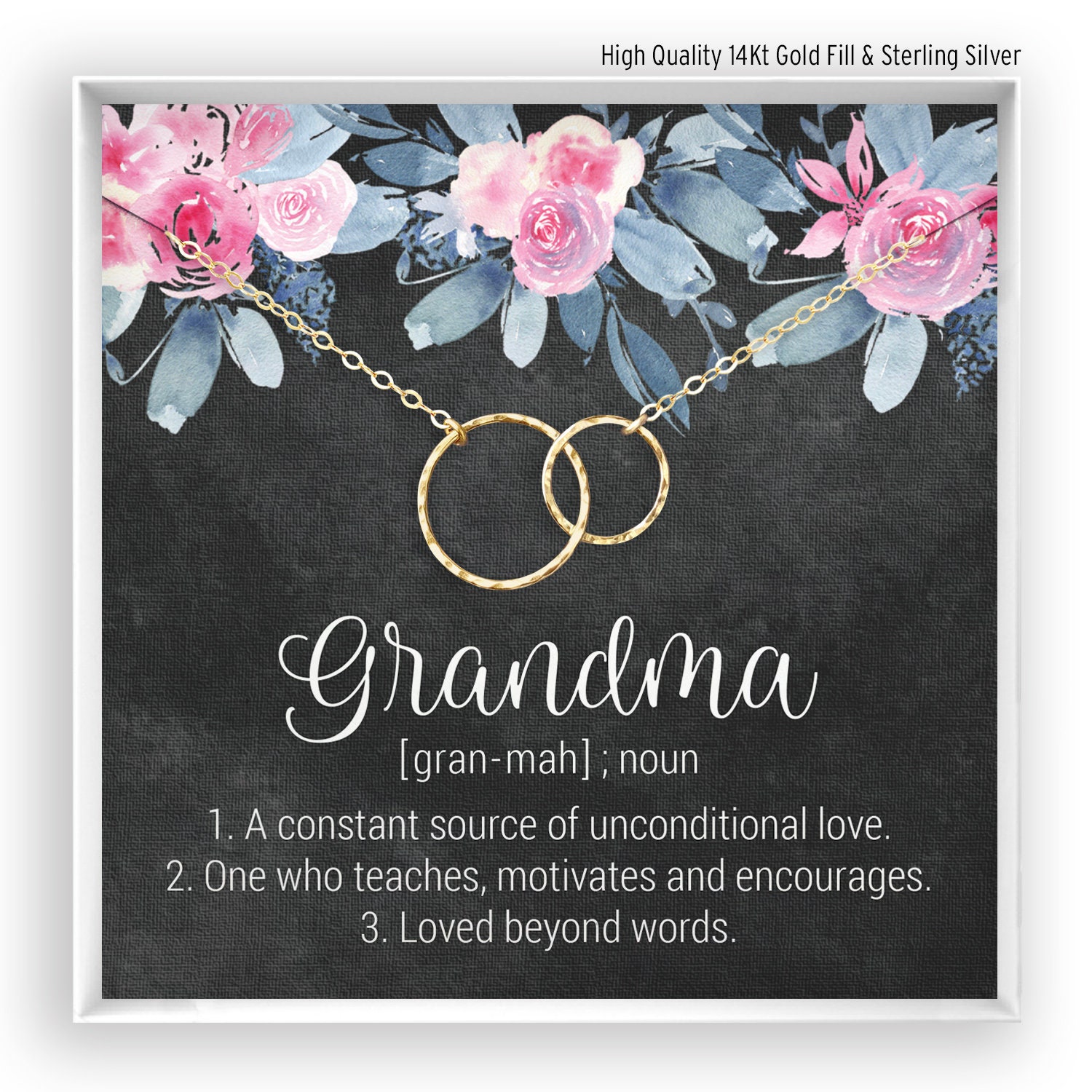 Grandma Gift, Grandma Necklace, Grandma To Be, New Grandma, Gift from…