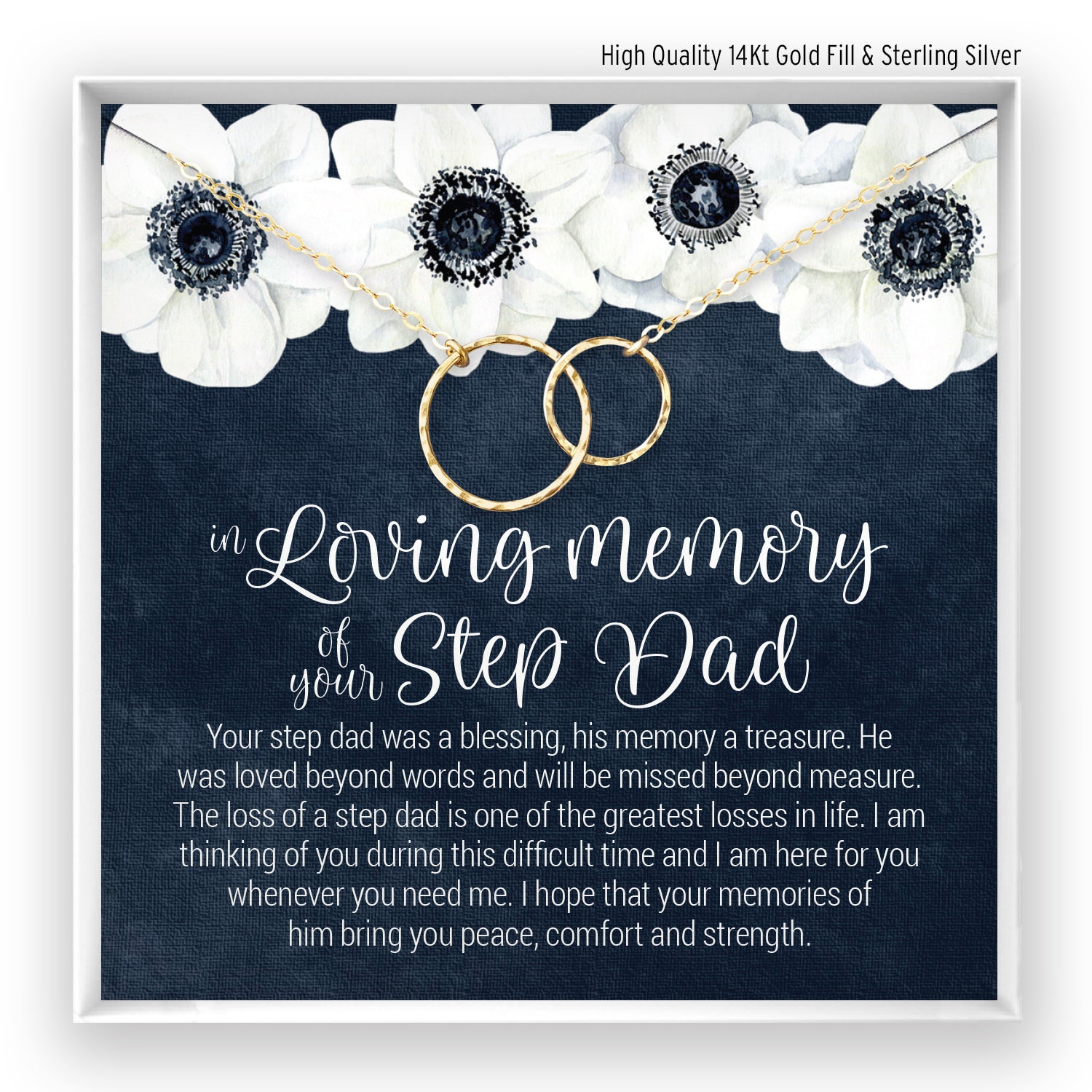 Loss of Step Dad Gift Grief Gift Sympathy Gift Stepfather Etsy UK