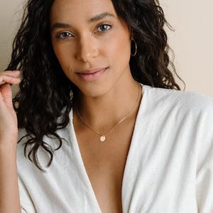 Regalo de Nuevos Comienzos para Ella, Borrón y Cuenta Nueva, Collar de Nuevos Comienzos, Collar de Regalo para una Ruptura, Borrón y Cuenta Nueva, en Oro de 14 K, Rosa, Plata BW imagen 6