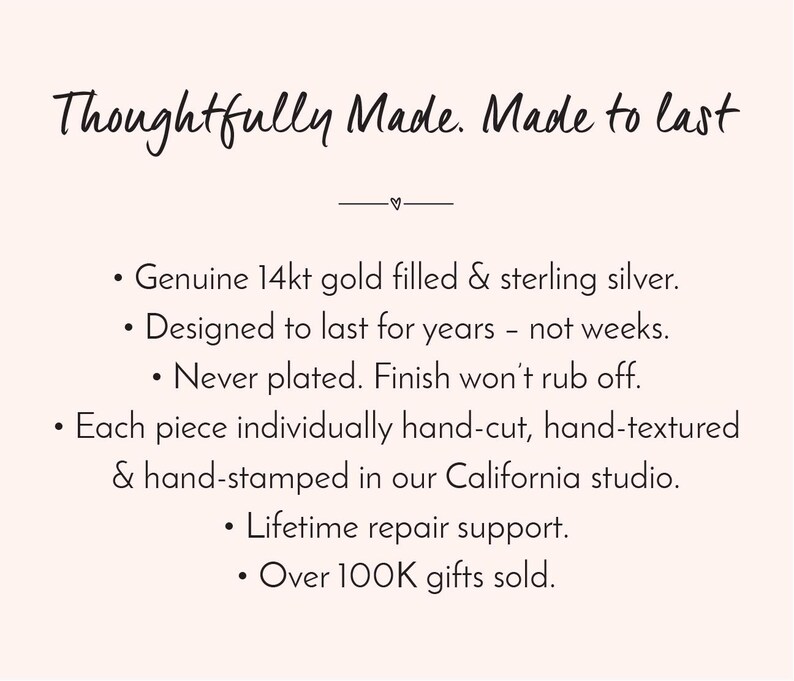 Thoughtfully Made. Made to last