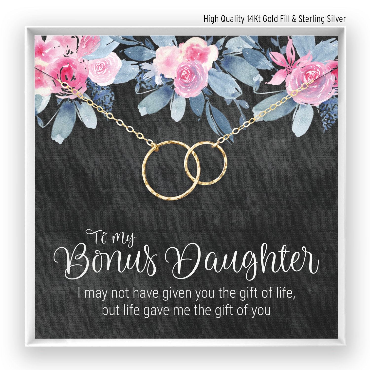 Bonus Daughter Gift, Step Daughter Gift, Stepdaughter Necklace, Daugh…