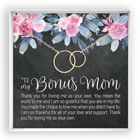 Mothers Day Gift Stepmother Mother Figure Bonus Mom Second Mom