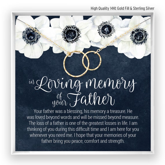 Memorial jewelry for cheap loss of father
