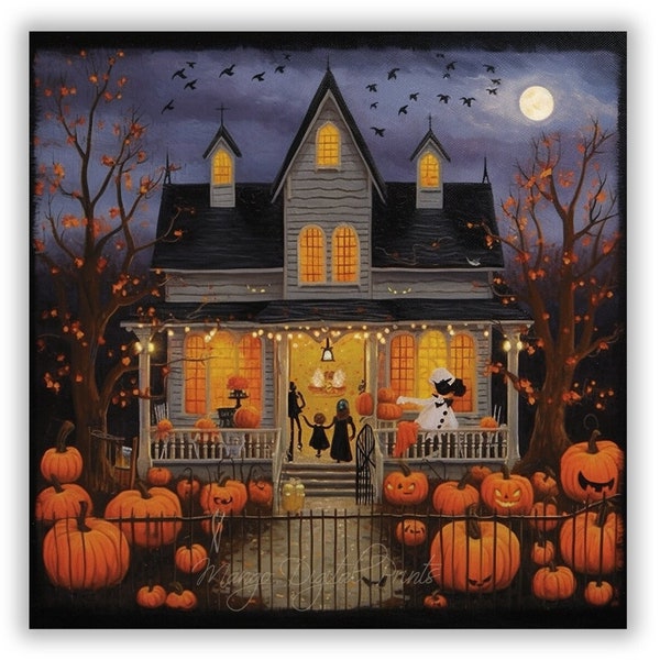 Folk Art Halloween - Etsy