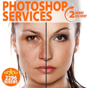 Professional photoshop service Graphic design custom retouching work