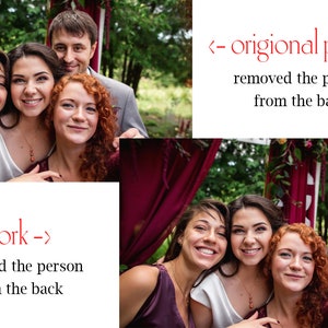 Remove Person from Photo Photoshop Service