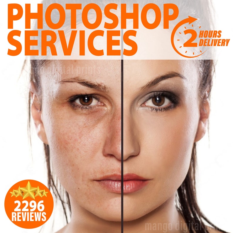 Professional photoshop service Graphic design custom retouching work