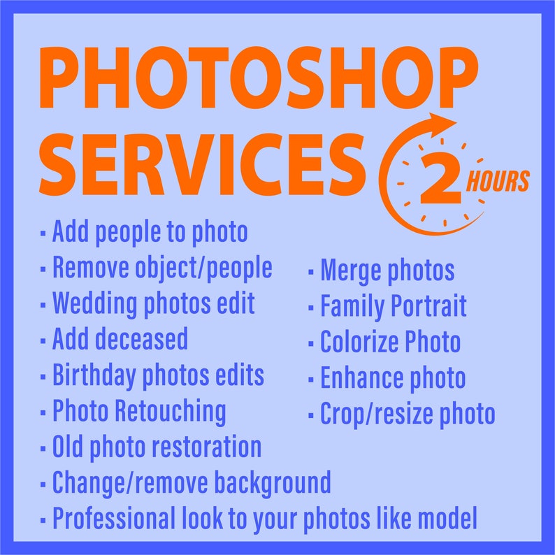 Photoshop service Wedding photos edit