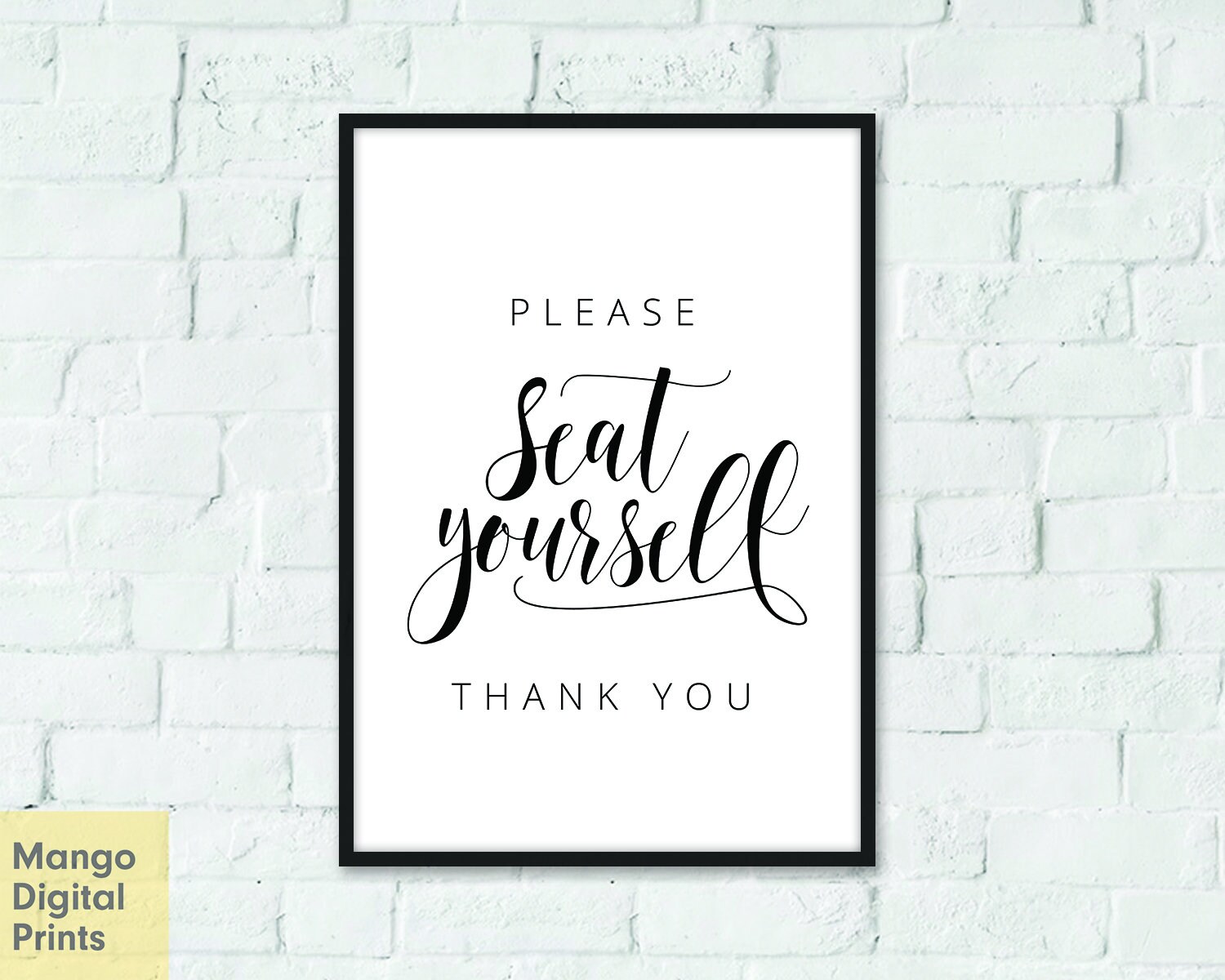 Please Seat Yourself Please Seat Yourself Sign Bathroom Etsy