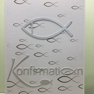 Glückwunschkarte Konfirmation