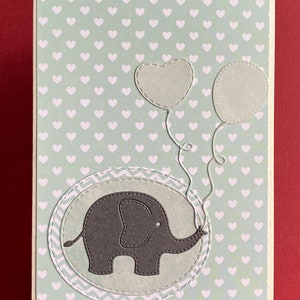 Carte de félicitations pour naissance ou baptême