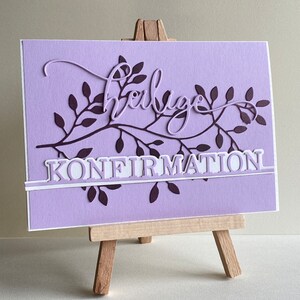 Glückwunschkarte Konfirmation