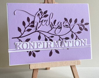 Glückwunschkarte Konfirmation