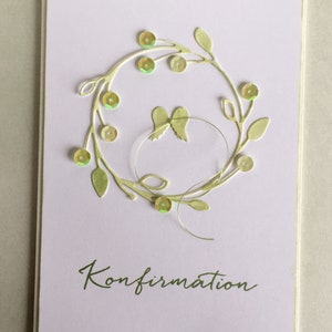 Glückwunschkarte Konfirmation