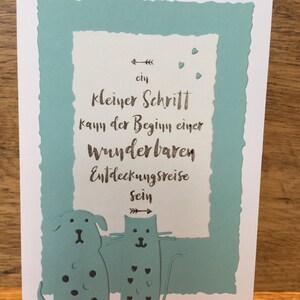 Carte de voeux/naissance ou baptême