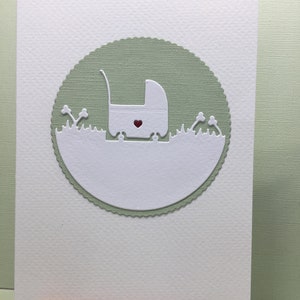 Carte de félicitations pour naissance ou baptême