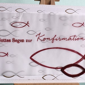 Glückwunschkarte Konfirmation