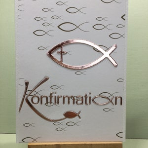 Glückwunschkarte Konfirmation