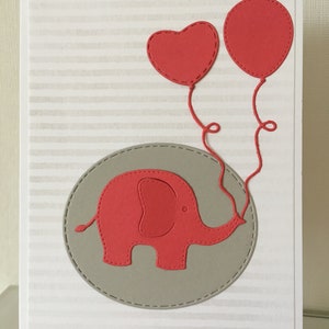 Carte de félicitations pour naissance ou baptême