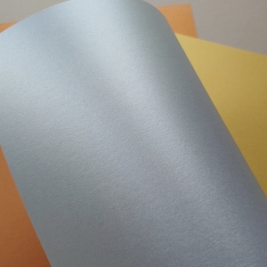 Metallic cardstock 100# silver lot 68 sheets heavy weight metallic cardstock 8.5&quot;x11&quot;