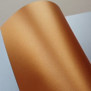 Bulk Metallic cardstock 100# copper 80 sheets heavy weight metallic cardstock 8.5&quot;x11&quot;