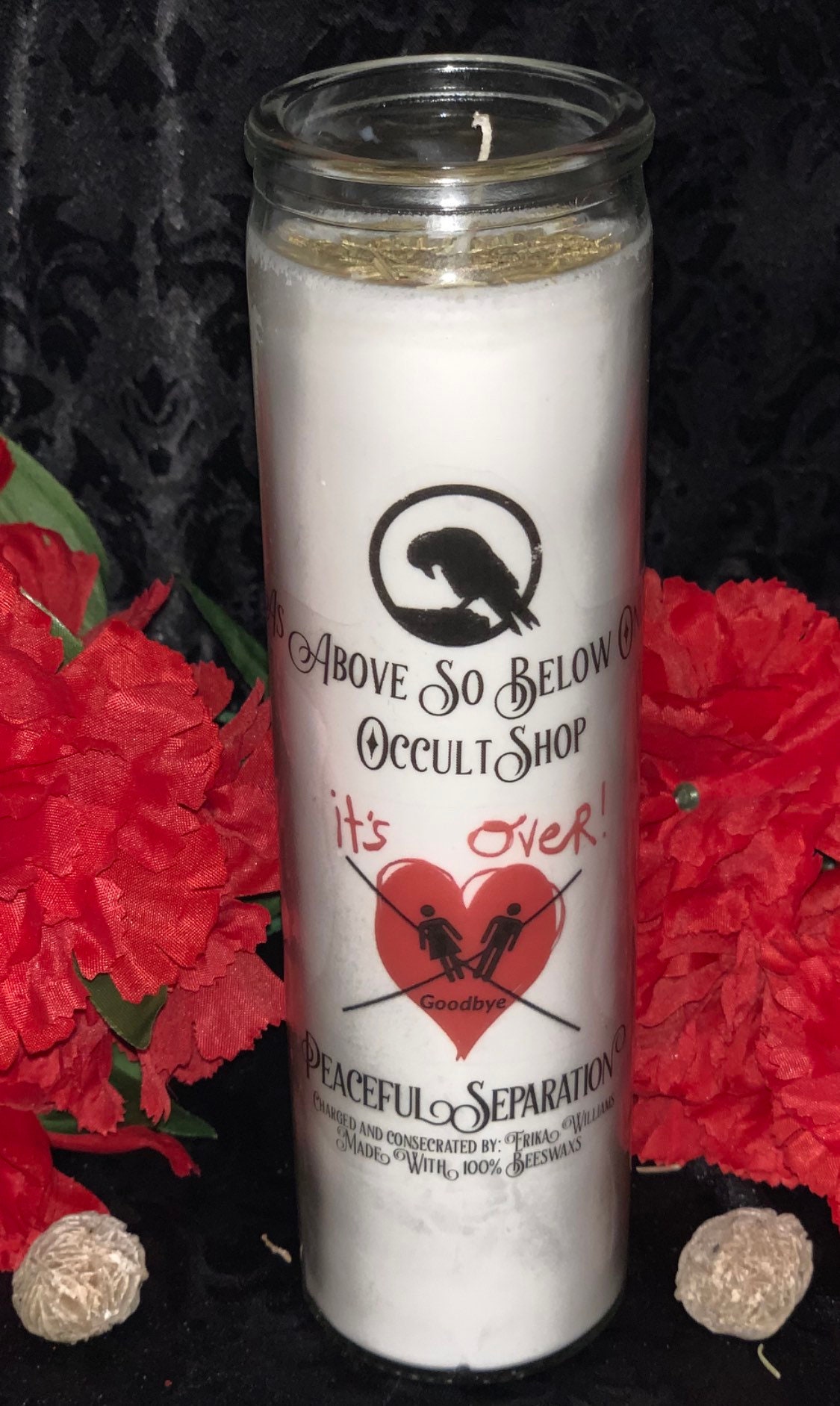 Fixed Peaceful Separation 7 day vigil candle witches spell Etsy