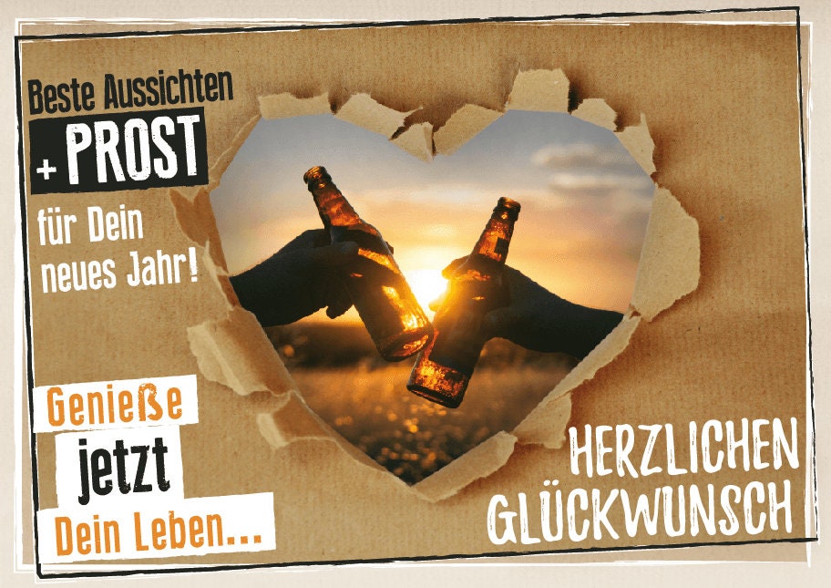 Geburtstagskarte Prost Etsy.de