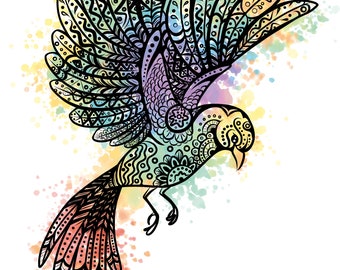 ornamental Bird - digital Download