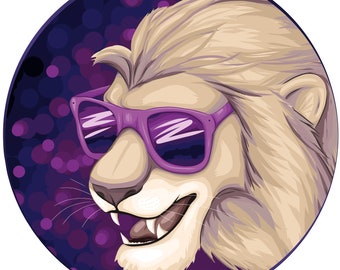 cool lion