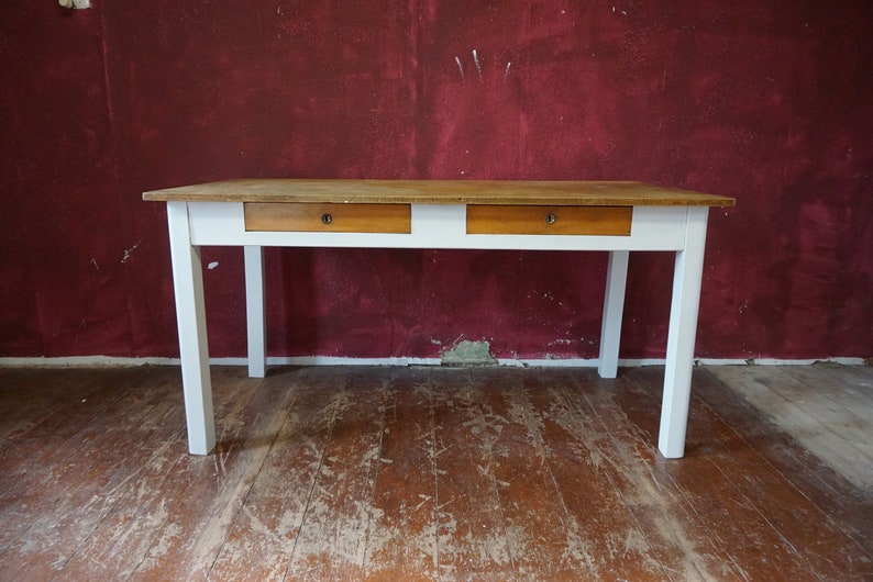 Antique Kitchen Table Drawer Art Style Art Deco 1920 Vintage Etsy
