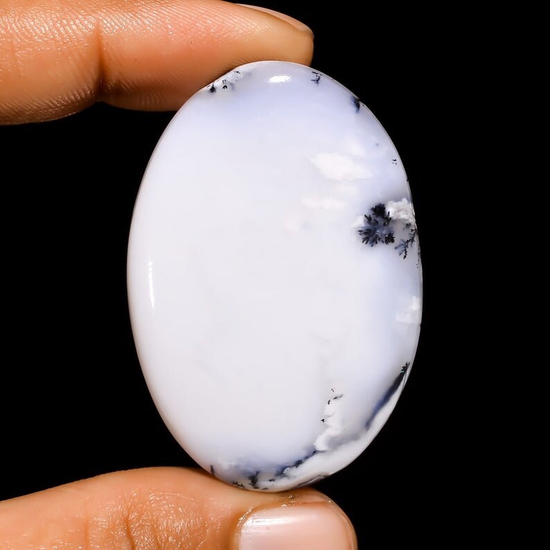 Merlinite - 68ct 44x35x6 Dendritic Opal