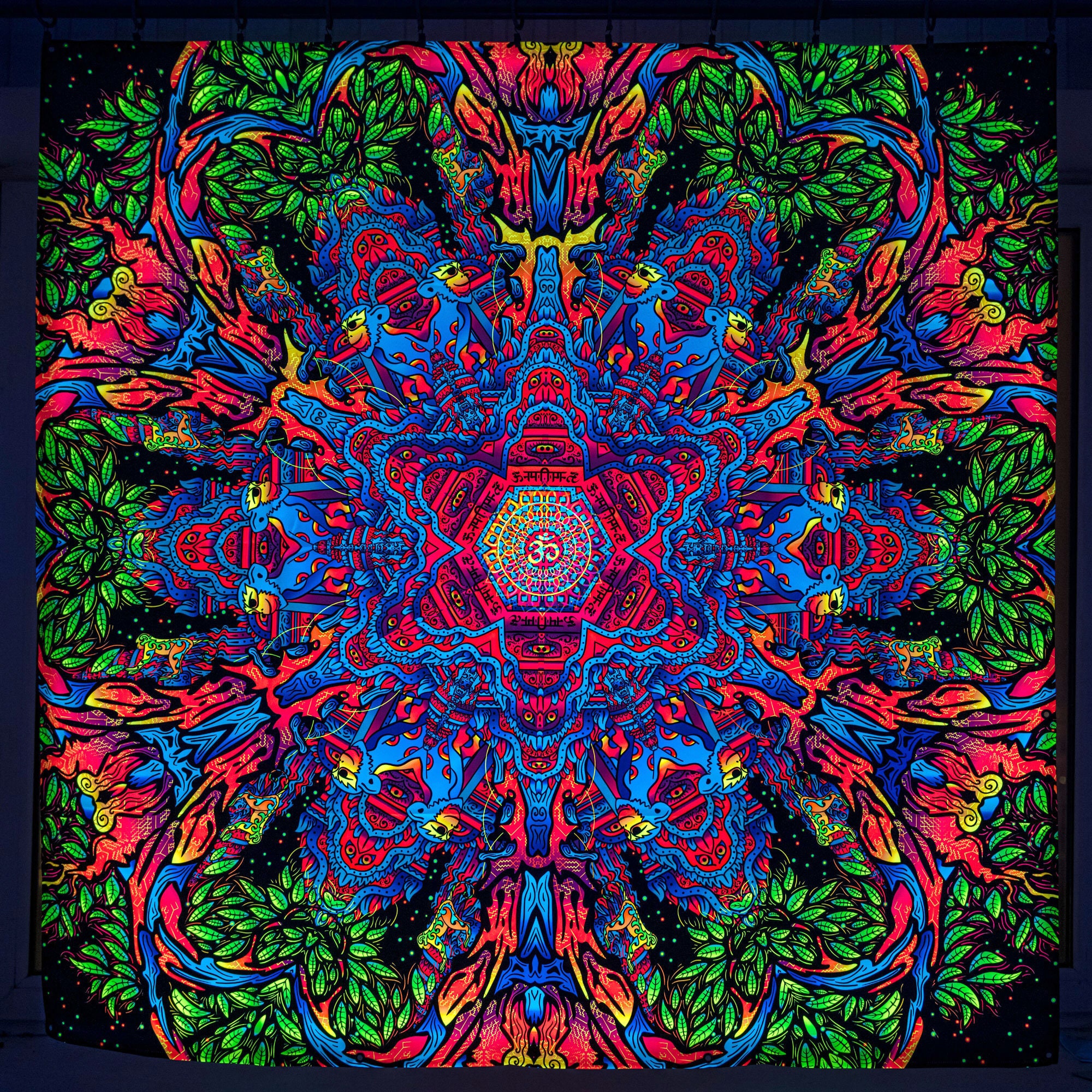 Light up tapestry mandala deals