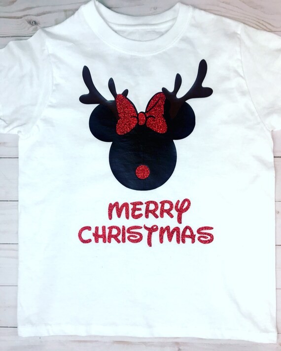 minnie mouse christmas t shirt