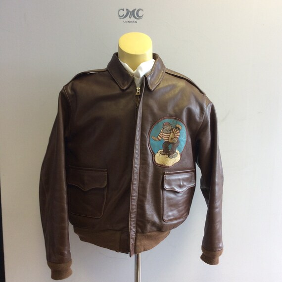 Eastman Leather Co Horsehide Type A2 flight jacket