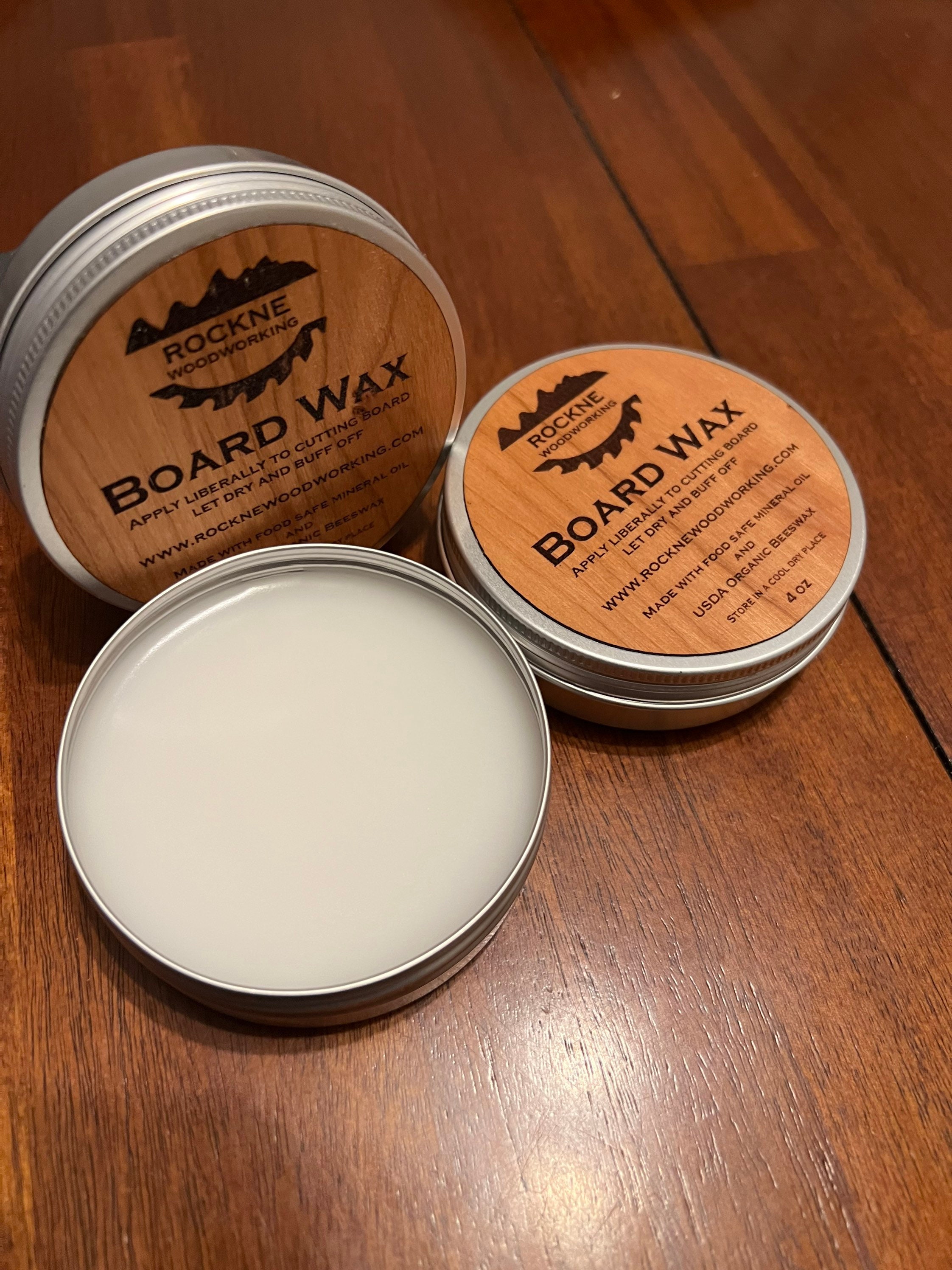 All Natural Cutting Board Seasoning Wax – 4 oz Tin