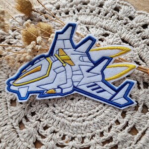 Raumschiff 3 | Space Shuttle | Stickapplikation| Patch zum Aufnähen und Aufbügeln