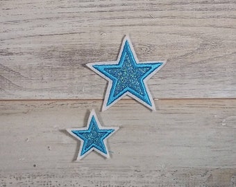 Sterne Set 2 | Stars Set 2 | Stickapplikation | Applikation zum Aufnähen und Aufbügeln