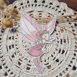 Feenmädchen 2 Fairy Freya| Fairy magic 2 | Applikation zum Aufnähen und Aufbügeln| Patch | Stickapplikation