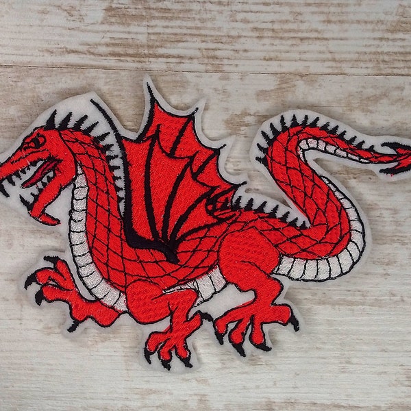 Dragon red | Dragon red | Embroidery application | Application for sewing and ironing