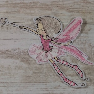 Feenzauber Fee | Fairy magic | Applikation zum Aufnähen und Aufbügeln| Patch | Stickapplikation
