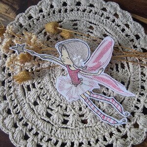 Feenzauber Fee | Fairy magic | Applikation zum Aufnähen und Aufbügeln| Patch | Stickapplikation